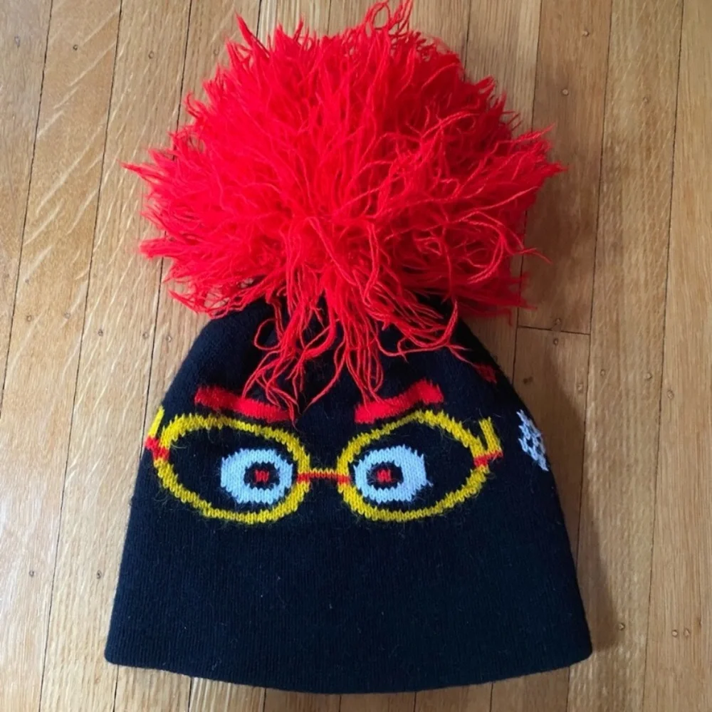 Vintage 1987 McDonald's McKids Winter Knit Hat with PomPom
